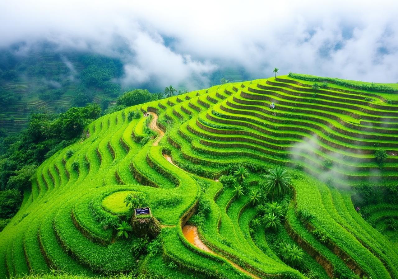 Bali rice terraces