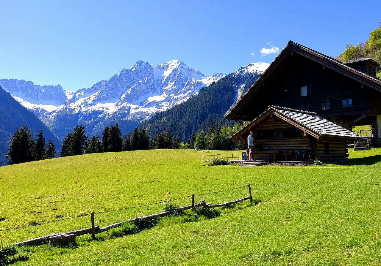 Swiss Alps chalet